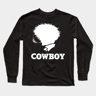 Cool Futuristic Anime Bounty Hunter Logo Parody Long Sleeve T-Shirt